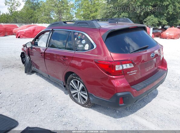 4S4BSANC7K3247881 2019 SUBARU OUTBACK Red Հետևի ձախ