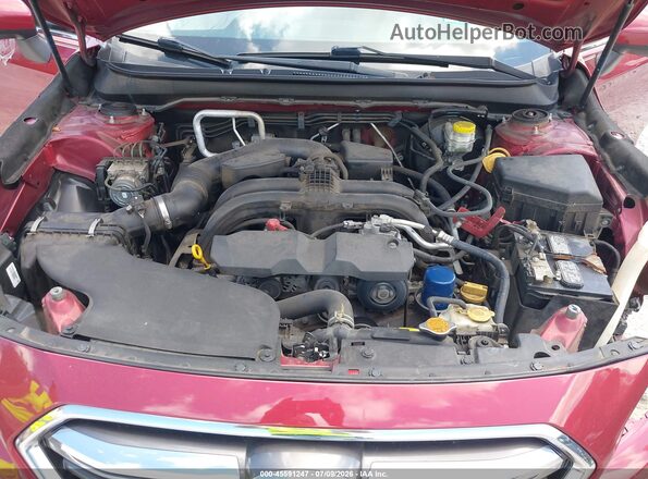 4S4BSANC7K3247881 2019 SUBARU OUTBACK Red Հետևի տեսք
