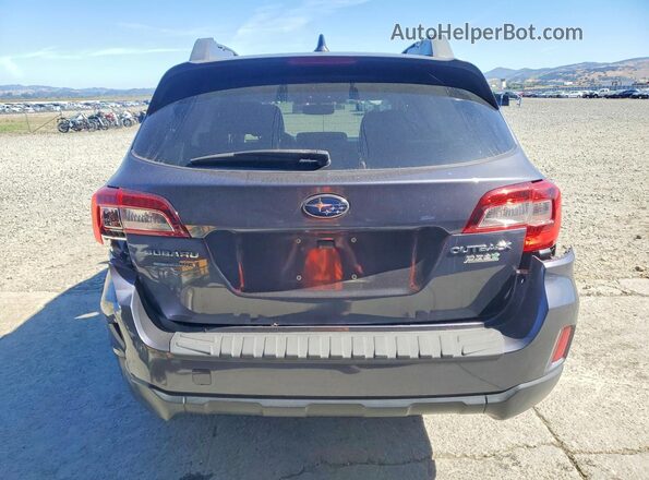 4S4BSANC8G3317783 2016 SUBARU OUTBACK Charcoal Vista trasera