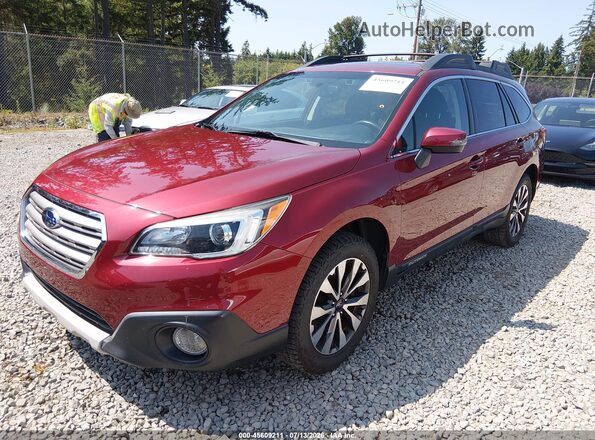 4S4BSANC8G3336530 2016 SUBARU OUTBACK Red Передня ліва чверть