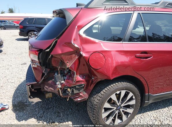 4S4BSANC8G3336530 2016 SUBARU OUTBACK Red Вид спереду