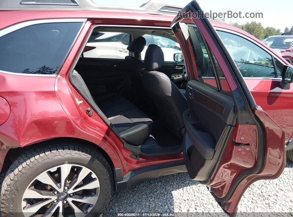 4S4BSANC8G3336530 2016 SUBARU OUTBACK Red Вид наклейки з VIN-кодом