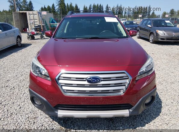 4S4BSANC8G3336530 2016 SUBARU OUTBACK Red Вид задньої частини салону