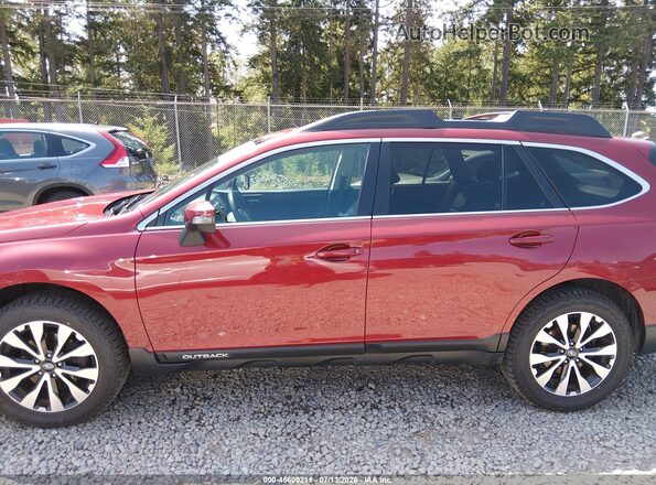 4S4BSANC8G3336530 2016 SUBARU OUTBACK Red 