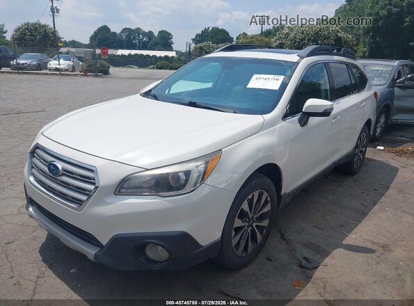 4S4BSANC8H3263466 2017 SUBARU OUTBACK White Przód lewy