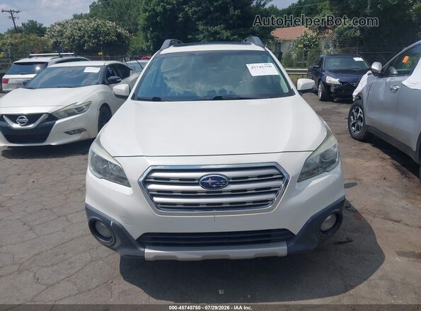 4S4BSANC8H3263466 2017 SUBARU OUTBACK White Widok zestawu wskaźników