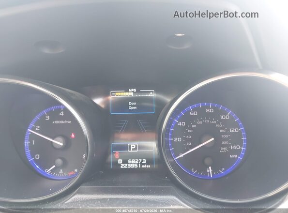 4S4BSANC8H3263466 2017 SUBARU OUTBACK White Widok tylnych siedzeń