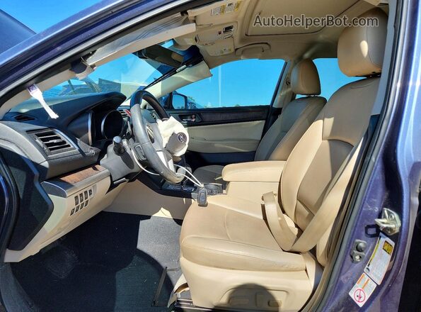 4S4BSANC8H3285743 2017 SUBARU OUTBACK Blue Widok wnętrza z przodu