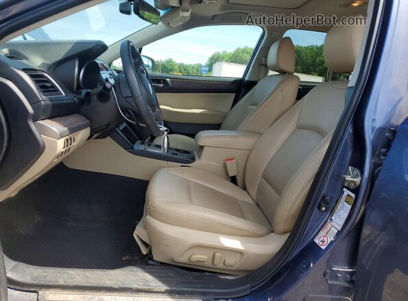 4S4BSANC8H3303707 2017 SUBARU OUTBACK Синий Вид салона спереди