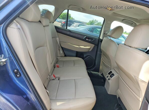 4S4BSANC8H3303707 2017 SUBARU OUTBACK Синий Вид задней части салона