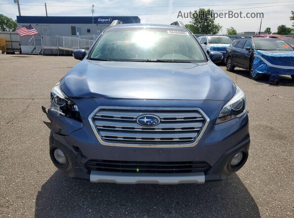 4S4BSANC8H3303707 2017 SUBARU OUTBACK Синий Вид спереди