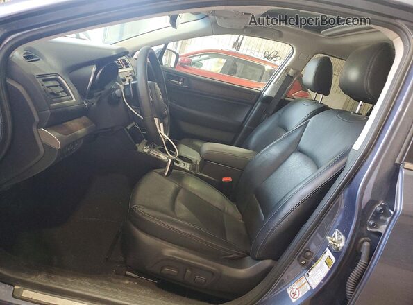 4S4BSANC8H3368203 2017 SUBARU OUTBACK Синий Вид салона спереди