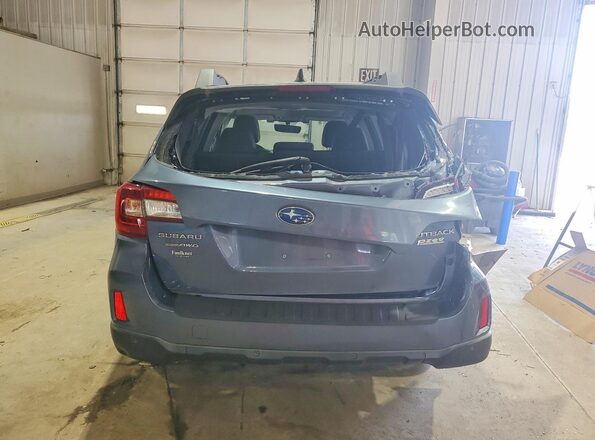 4S4BSANC8H3368203 2017 SUBARU OUTBACK Синий Вид сзади