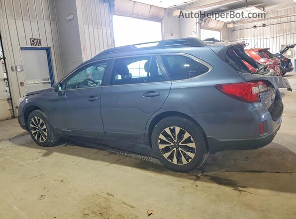 4S4BSANC8H3368203 2017 SUBARU OUTBACK Синий Задняя левая четверть