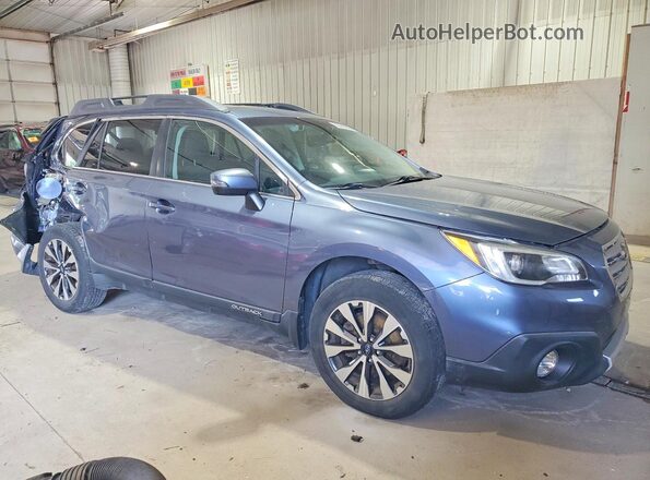4S4BSANC8H3368203 2017 SUBARU OUTBACK Синий Передняя правая четверть