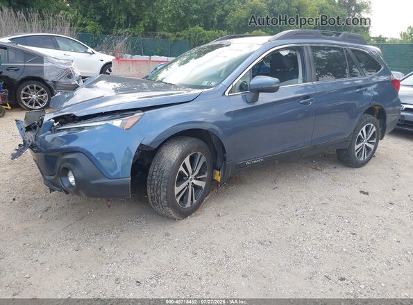 4S4BSANC8J3372936 2018 SUBARU OUTBACK Blue Vista tres cuartos delantera izquierda