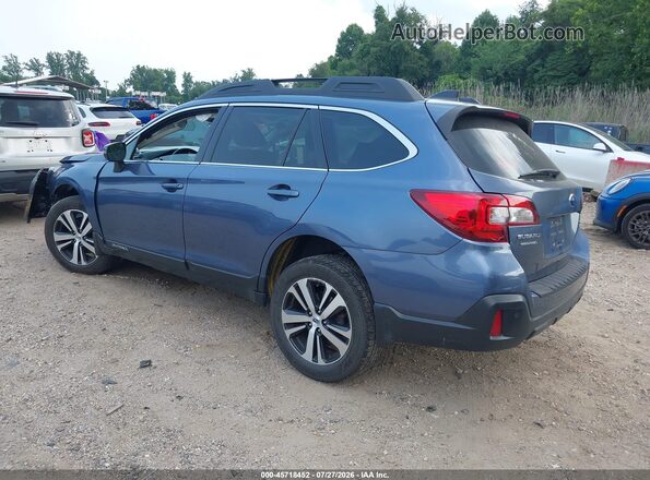 4S4BSANC8J3372936 2018 SUBARU OUTBACK Blue Trasero izquierdo