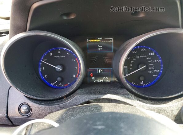 4S4BSANC8K3208913 2019 SUBARU OUTBACK Gray Вид щитка приладів