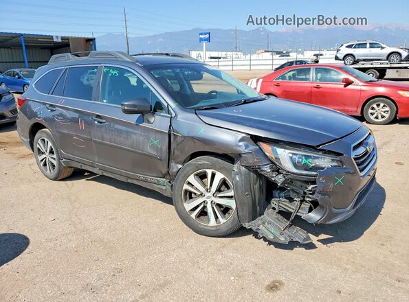 4S4BSANC8K3208913 2019 SUBARU OUTBACK Gray Передня права чверть