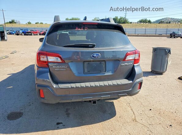 4S4BSANC8K3208913 2019 SUBARU OUTBACK Gray Вид ззаду