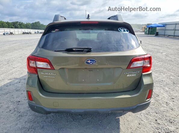 4S4BSANC9H3263864 2017 SUBARU OUTBACK Green Вид ззаду