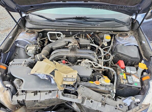 4S4BSANC9H3349675 2017 SUBARU OUTBACK Blue უკანა სალონის ხედი
