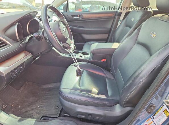 4S4BSANC9J3280444 2018 SUBARU OUTBACK Синий Вид салона спереди