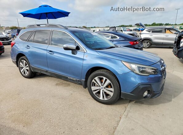 4S4BSANC9J3280444 2018 SUBARU OUTBACK Синий Передняя правая четверть