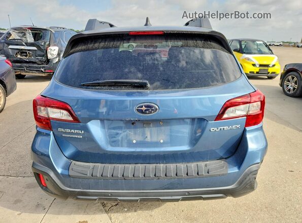 4S4BSANC9J3280444 2018 SUBARU OUTBACK Синий Вид сзади