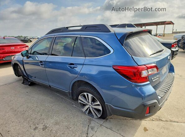 4S4BSANC9J3280444 2018 SUBARU OUTBACK Синий Задняя левая четверть