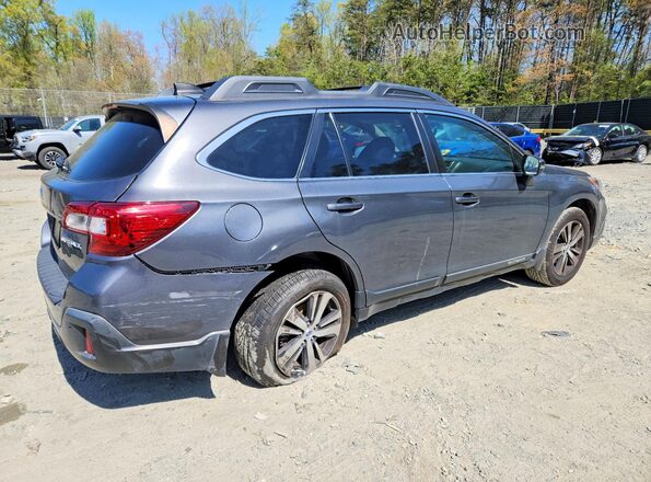 4S4BSANC9J3334289 2018 SUBARU OUTBACK Серый Задняя правая четверть