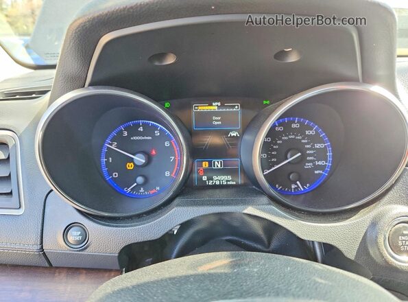 4S4BSANC9J3334289 2018 SUBARU OUTBACK Серый Вид щитка приборов