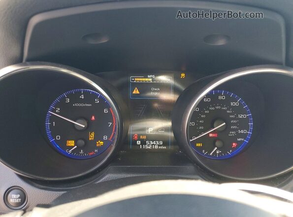 4S4BSANC9K3295804 2019 SUBARU OUTBACK Gray Instrument cluster view