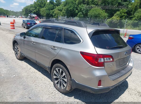 4S4BSANCXG3322211 2016 SUBARU OUTBACK Серебряный Задняя левая четверть