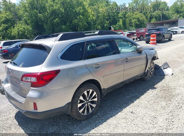 4S4BSANCXG3322211 2016 SUBARU OUTBACK Серебряный Задняя правая четверть