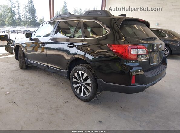 4S4BSANCXG3346721 2016 SUBARU OUTBACK Черный Задняя левая четверть