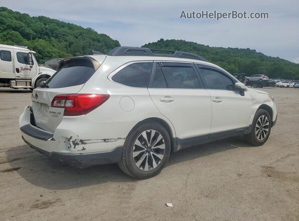 4S4BSANCXH3274548 2017 SUBARU OUTBACK White Задня права чверть