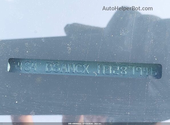 4S4BSANCXH3287946 2017 SUBARU OUTBACK Burgundy Вид підкапотного простору