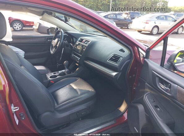 4S4BSANCXH3287946 2017 SUBARU OUTBACK Burgundy Вид салону спереду