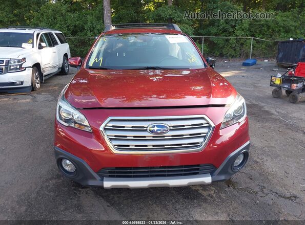 4S4BSANCXH3287946 2017 SUBARU OUTBACK Burgundy Вид щитка приладів
