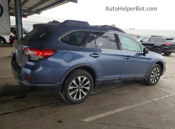 4S4BSANCXH3288630 2017 SUBARU OUTBACK Синий Задняя правая четверть