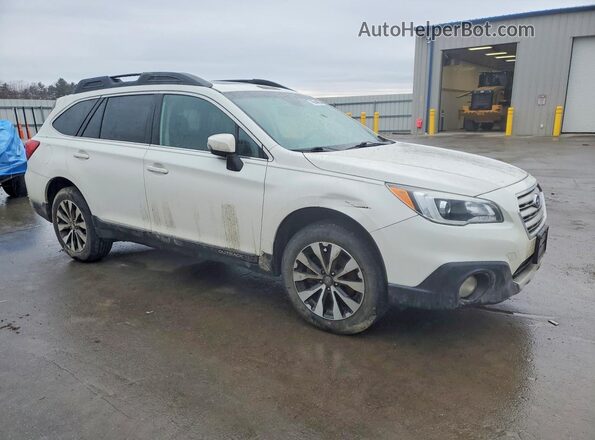 4S4BSANCXH3348969 2017 SUBARU OUTBACK Белый Передняя правая четверть