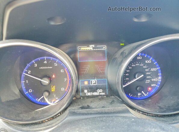 4S4BSANCXH3348969 2017 SUBARU OUTBACK Белый Вид щитка приборов