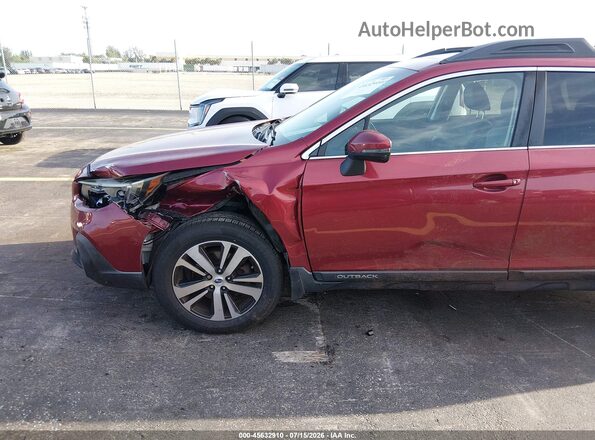 4S4BSANCXJ3344247 2018 SUBARU OUTBACK Red Вид спереду
