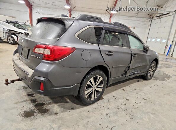 4S4BSANCXJ3349898 2018 SUBARU OUTBACK Серый Задняя правая четверть