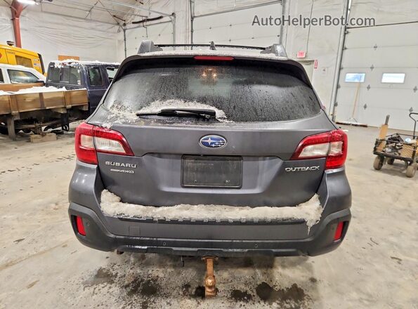 4S4BSANCXJ3349898 2018 SUBARU OUTBACK Серый Вид сзади