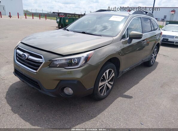 4S4BSANCXK3251696 2019 SUBARU OUTBACK Green წინა მარცხენა ხედი სამი მეოთხედიდან