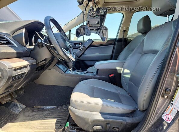 4S4BSANCXK3373457 2019 SUBARU OUTBACK Gray Вид салону спереду