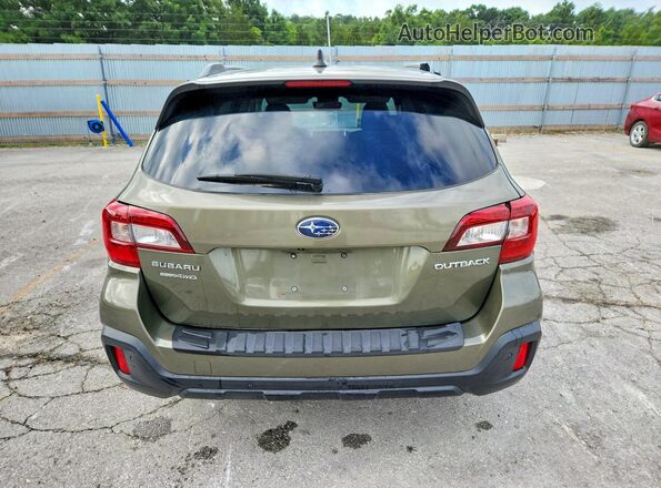 4S4BSATC0J3396263 2018 SUBARU OUTBACK Green Вид ззаду