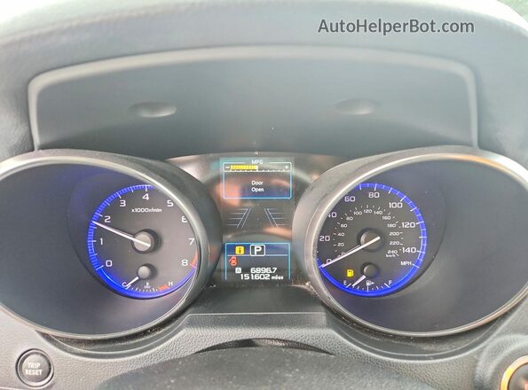 4S4BSATC0J3396263 2018 SUBARU OUTBACK Green Вид щитка приладів